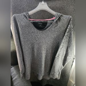 Calvin Klein Performance Lightweight Pullover w/hood and thumb holes! Size 1X